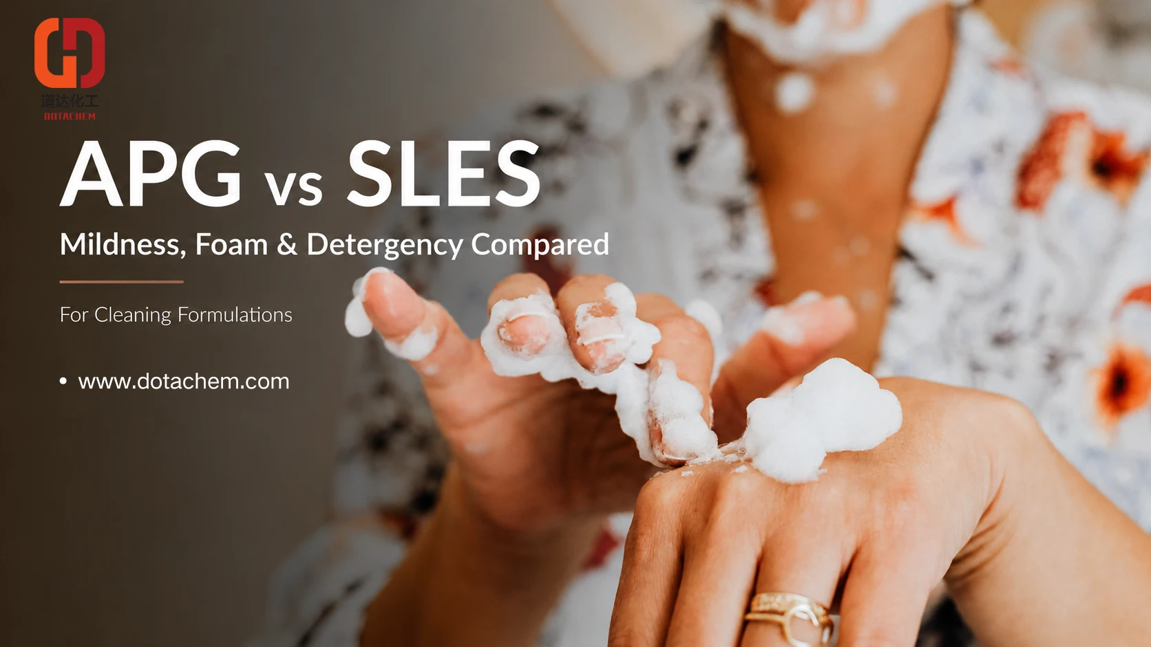 APG vs SLES en Purigado-Formuliĝoj: Mildeco, Ŝaŭmo kaj Detergenco Kompare